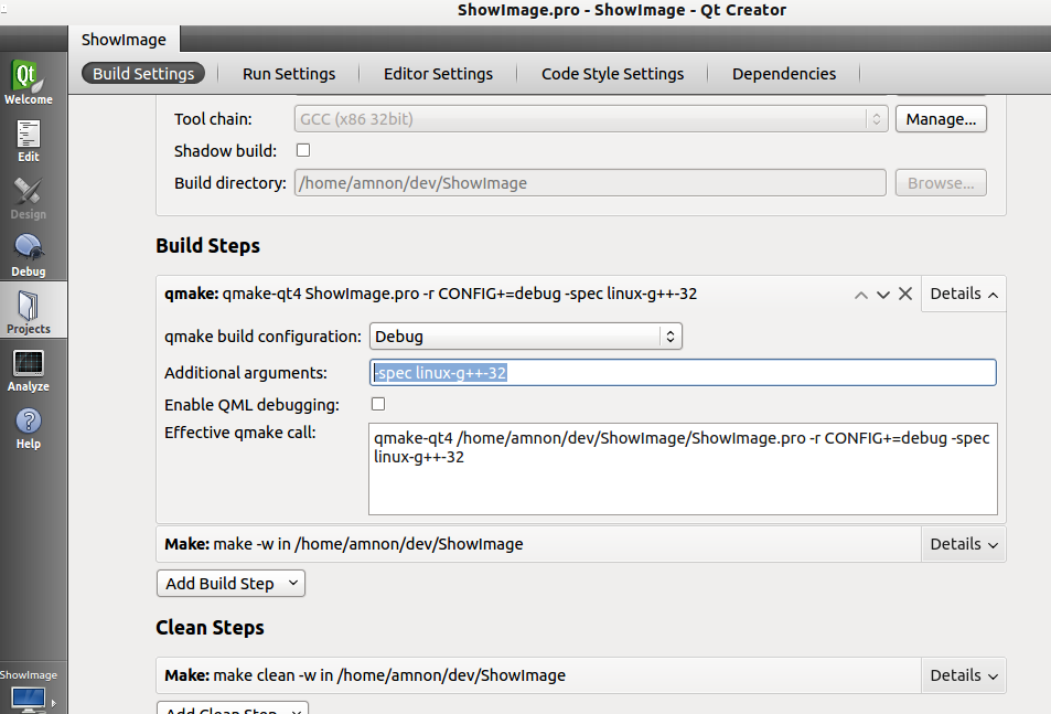 Qt Config configure g++32 on Ubuntu Qt Config configure g++32 on Ubuntu